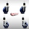 Service Caster 4'' SS Solid Poly Wheel Swivel 1-7/8'' Expanding Stem Caster Set 2 Brakes, 4PK SCC-SSEX20S414-SPUS-2-TLB-2-178 - alternate 4